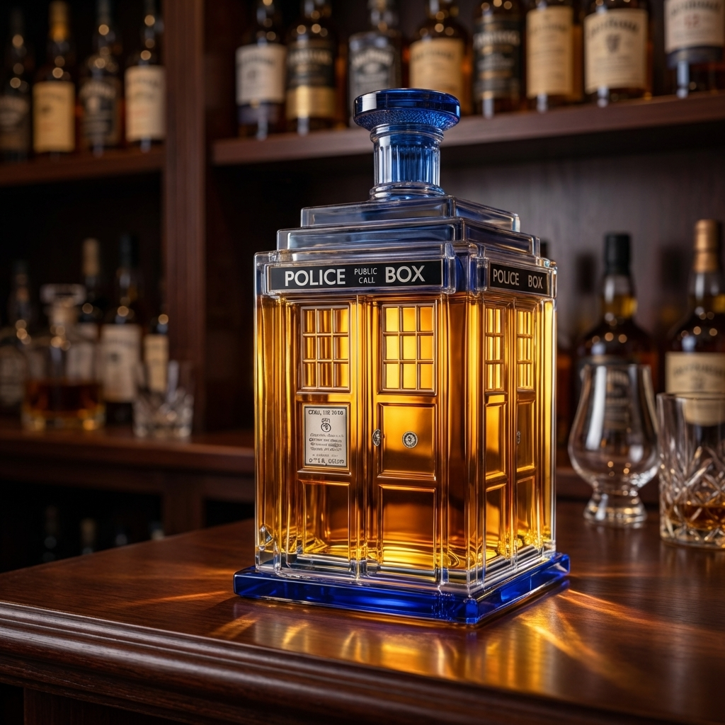 Decantador de Whisky – Edición Cabina de Policía
