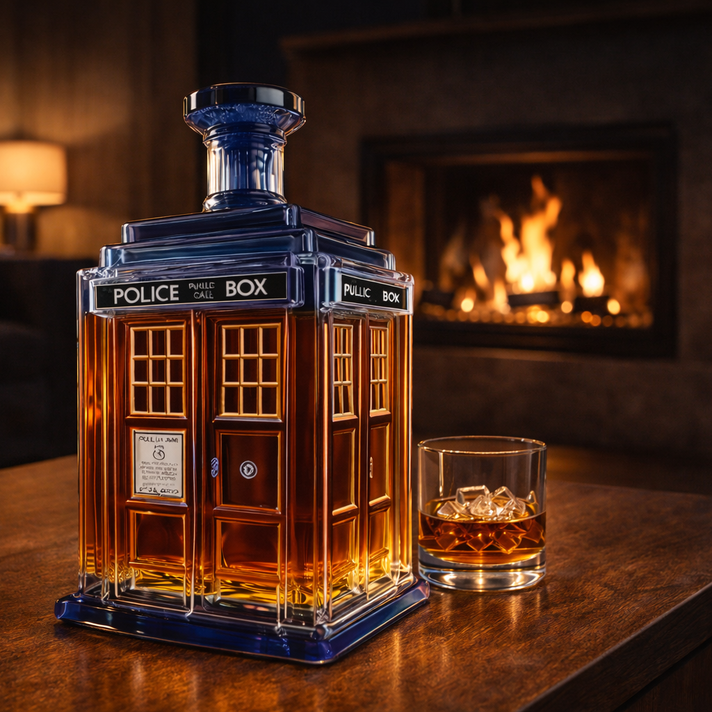 Decantador de Whisky – Edición Cabina de Policía