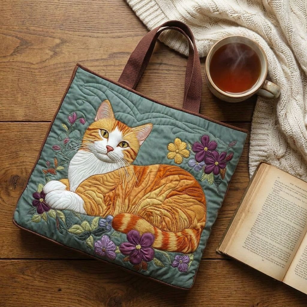 Bolso Artesanal – Gato Naranja