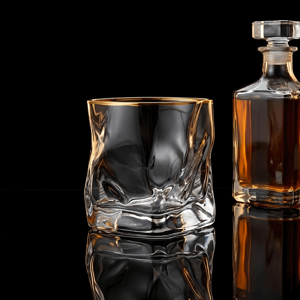 Vaso de Whisky de Cristal – Hoshi Gold