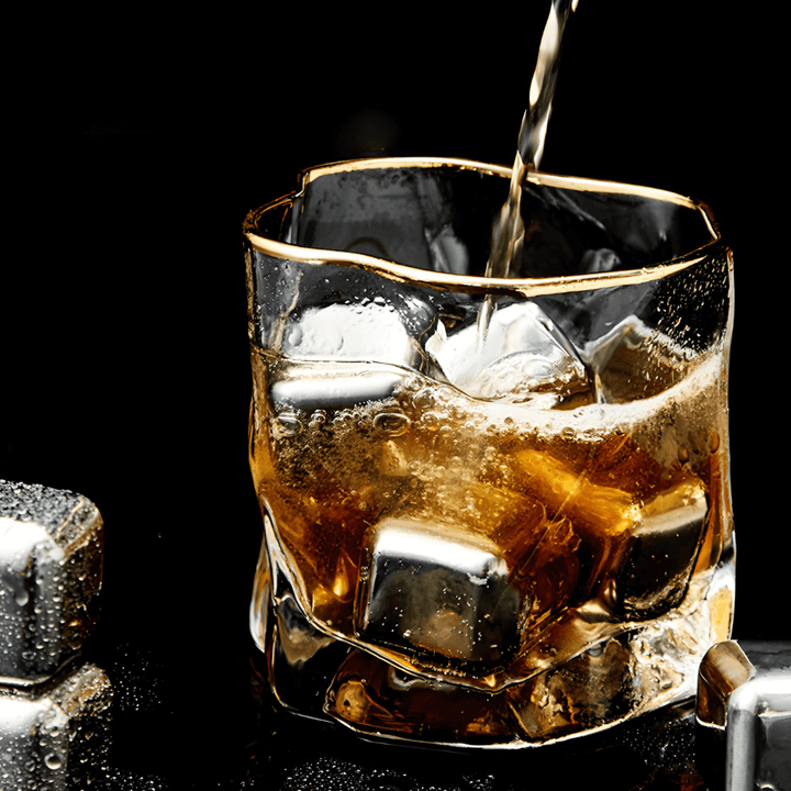 Vaso de Whisky de Cristal – Hoshi Gold