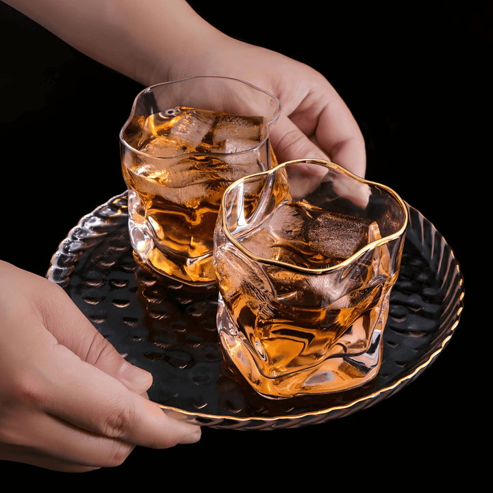 Vaso de Whisky de Cristal – Hoshi Gold