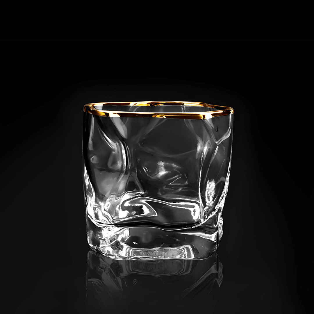 Vaso de Whisky de Cristal – Hoshi Gold