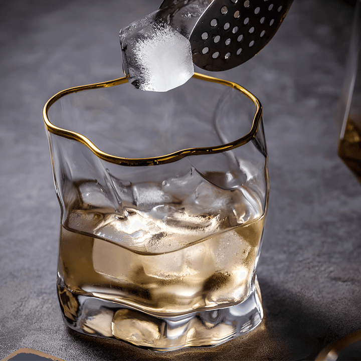 Vaso de Whisky de Cristal – Hoshi Gold