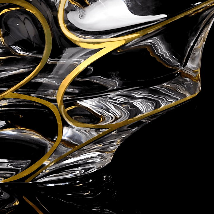 Vaso de Whisky de Cristal – Arashi Gold