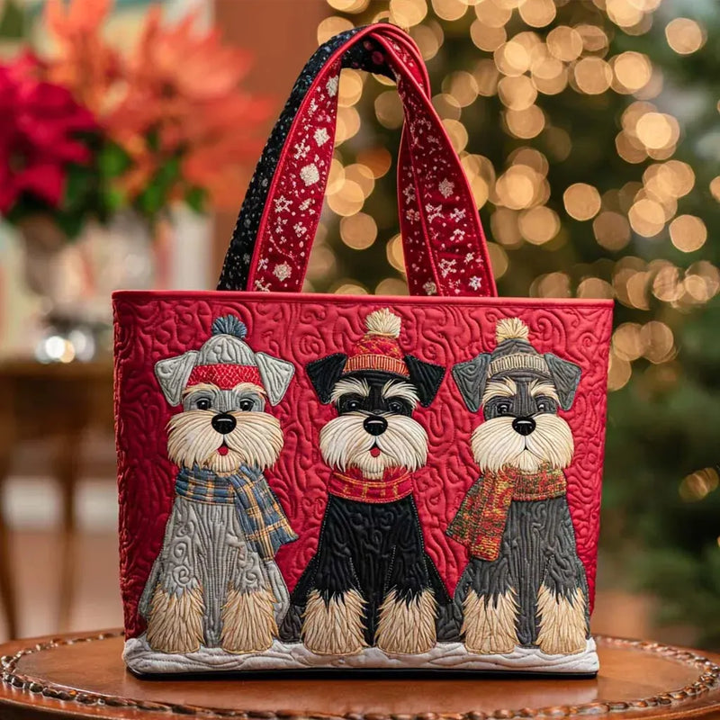 Bolso Artesanal – Trío de Schnauzers