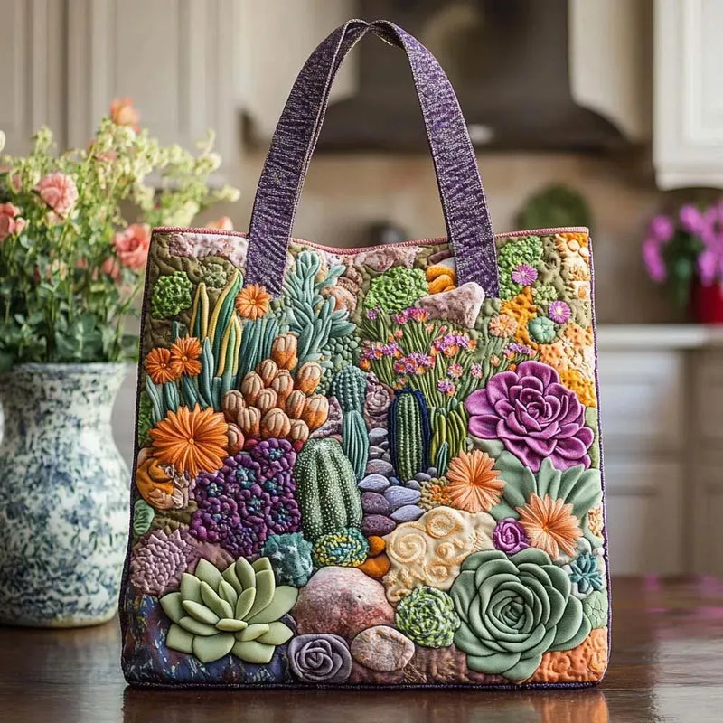 Bolso Artesanal – Jardín de Suculentas