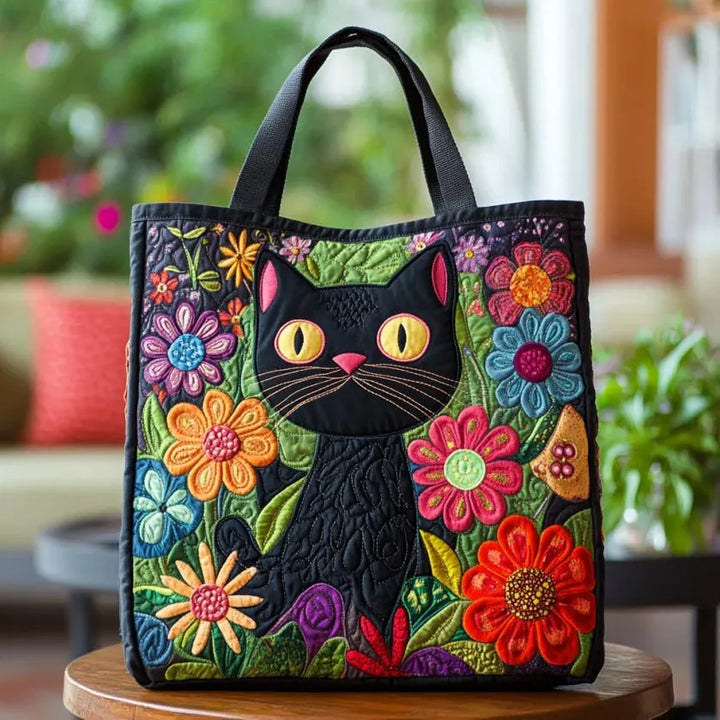 Bolso Artesanal – Gato Negro Encantado