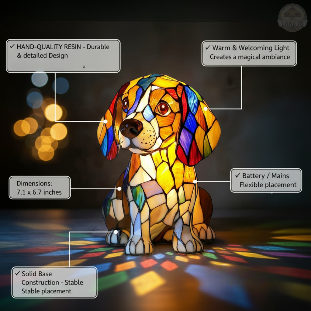 Lámpara Artesanal – Esencia Beagle