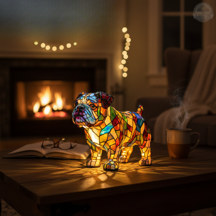 Lámpara Artesanal – Pasos de Bulldog