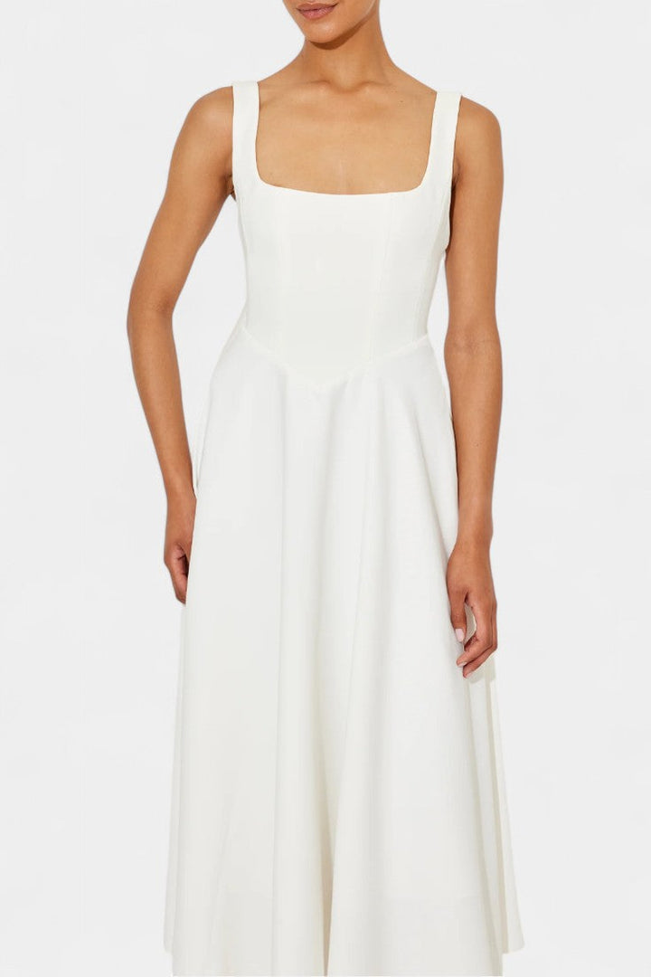 Vestido Midi A-Line Mary Sin Mangas