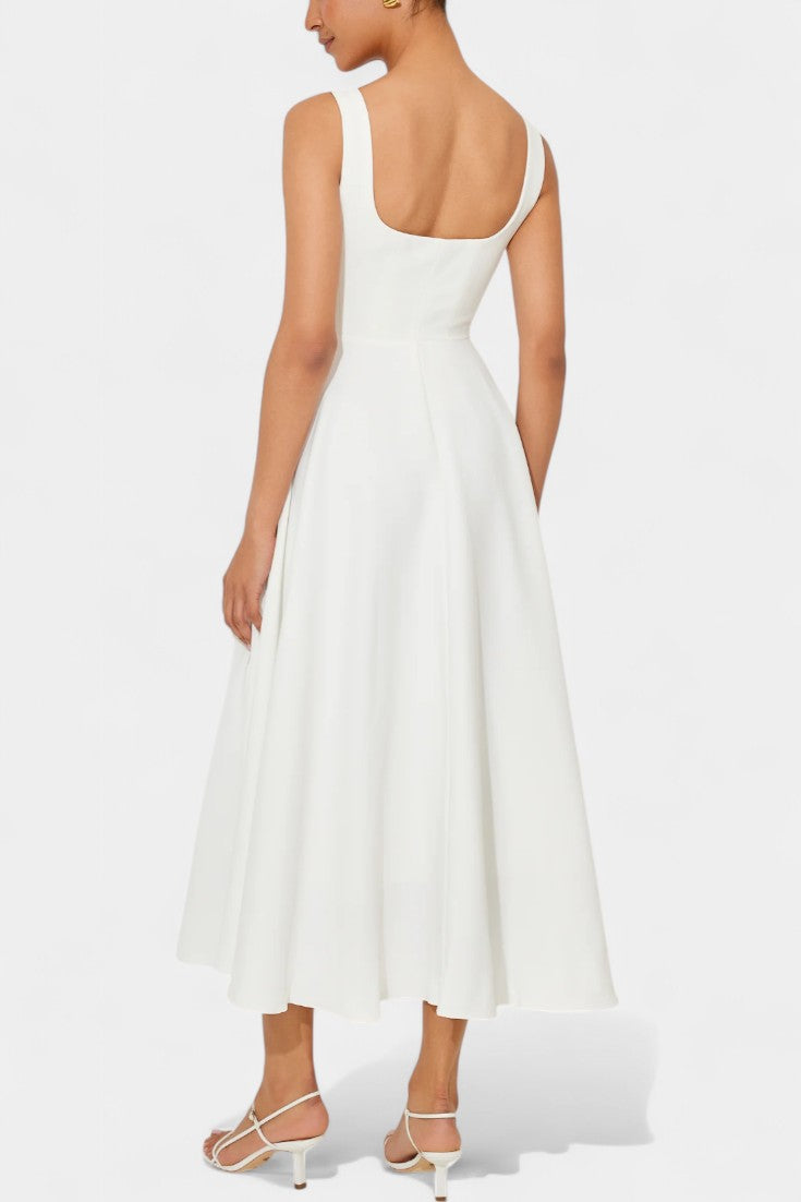 Vestido Midi A-Line Mary Sin Mangas