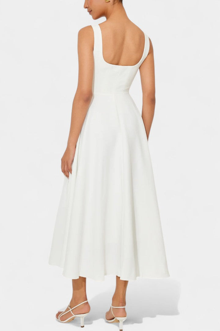 Vestido Midi A-Line Mary Sin Mangas