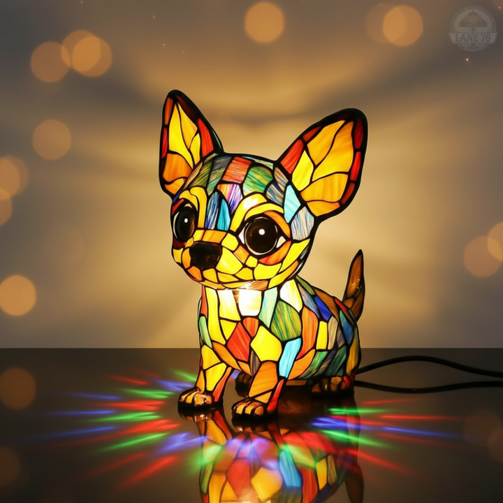 Lámpara Artesanal – Colgante Chihuahua Encantador
