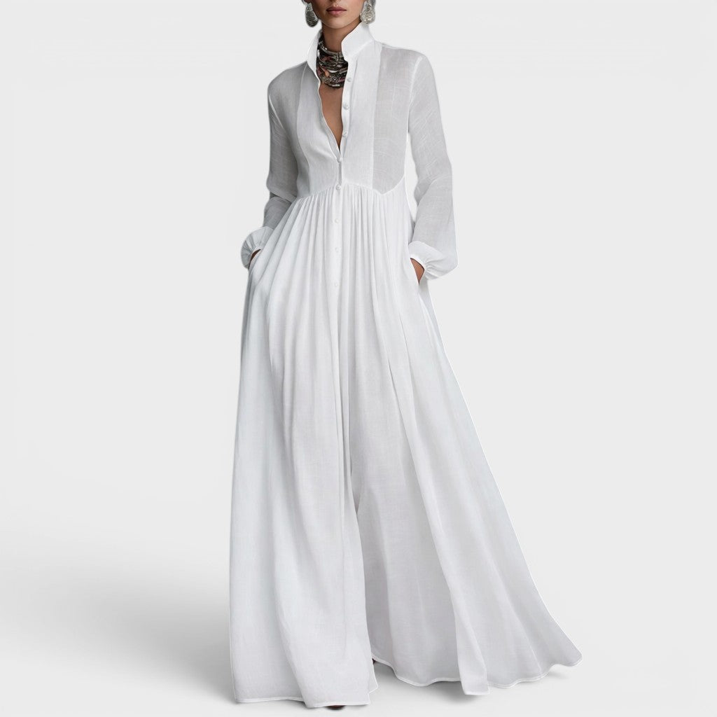 Inés™ | Vestido largo fluido