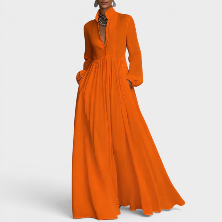 Inés™ | Vestido largo fluido
