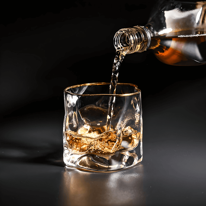 Vaso de Whisky de Cristal – Hoshi Gold