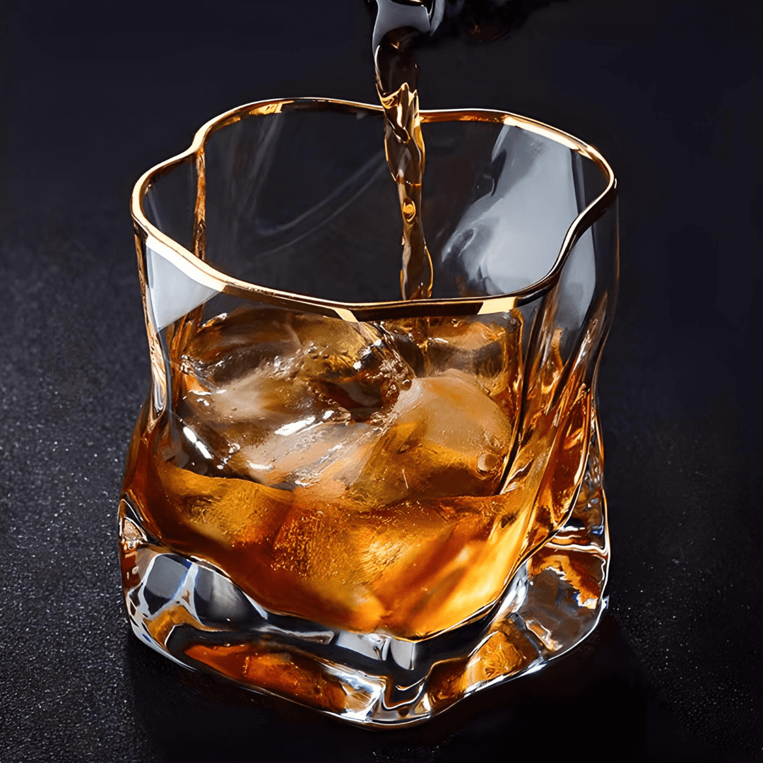 Vaso de Whisky de Cristal – Hoshi Gold
