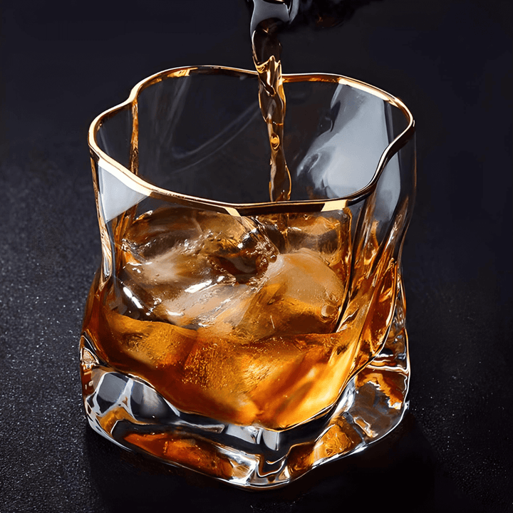 Vaso de Whisky de Cristal – Hoshi Gold