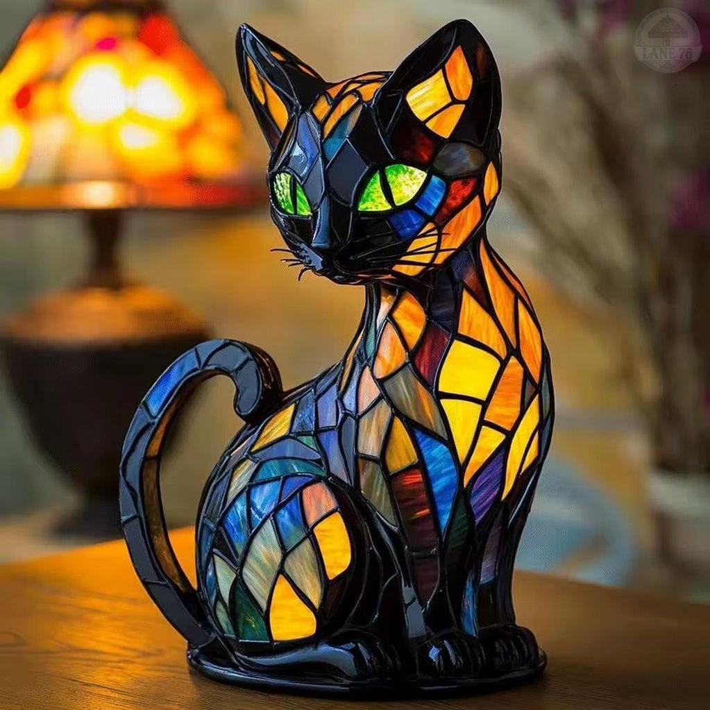 Lámpara Artesanal – Felino Elegante