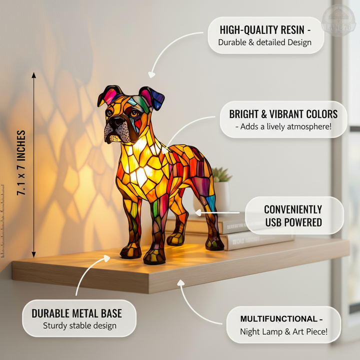 Lámpara Artesanal – Perro Mágico Rayo