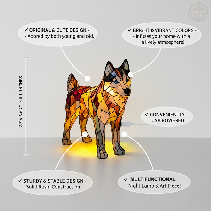 Lámpara Artesanal – Nala Perro Encantado