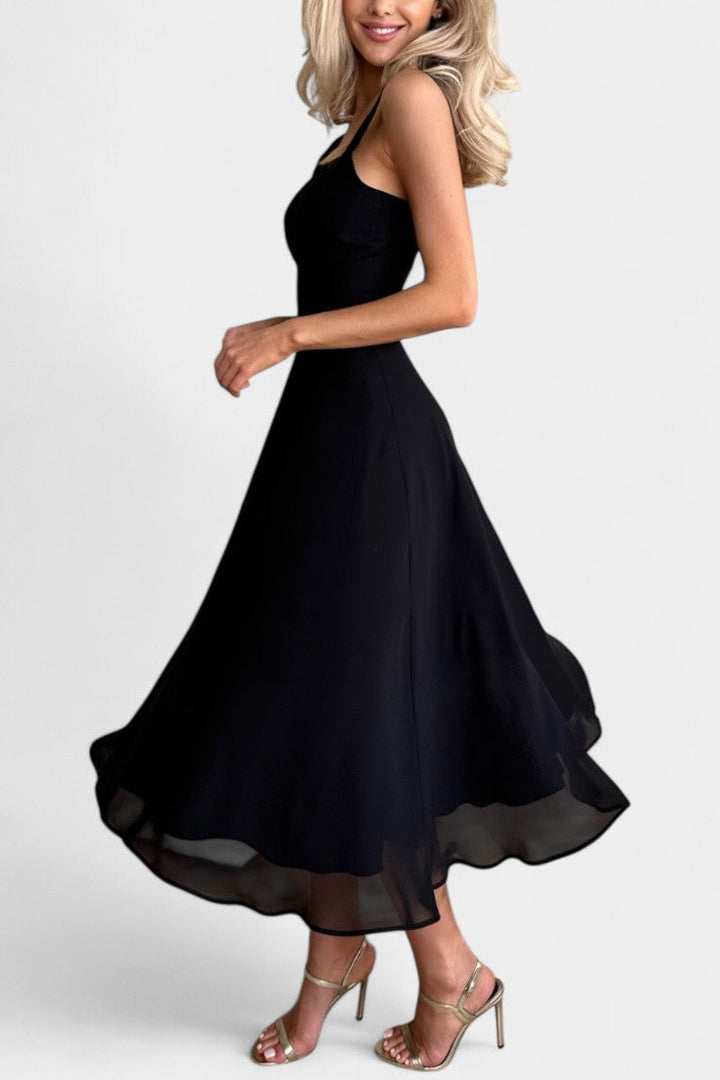 Vestido Midi A-Line Mary Sin Mangas