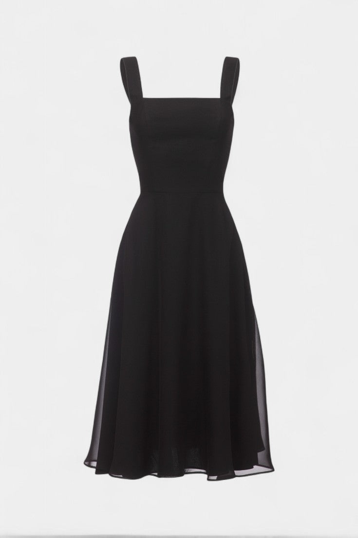 Vestido Midi A-Line Mary Sin Mangas