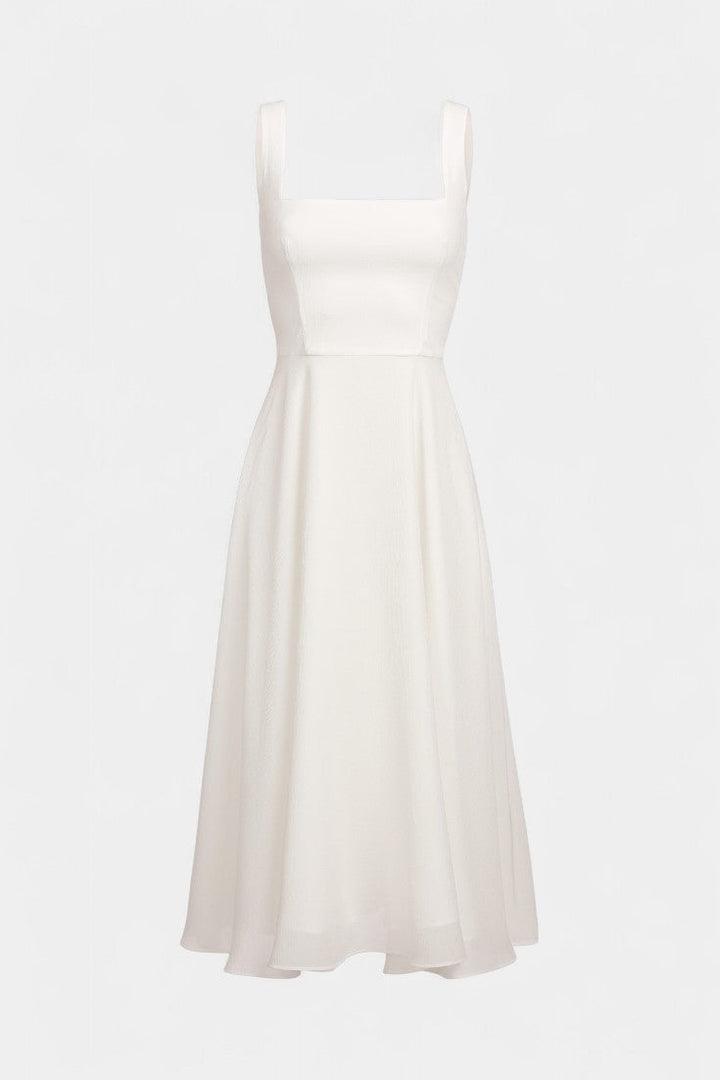 Vestido Midi A-Line Mary Sin Mangas