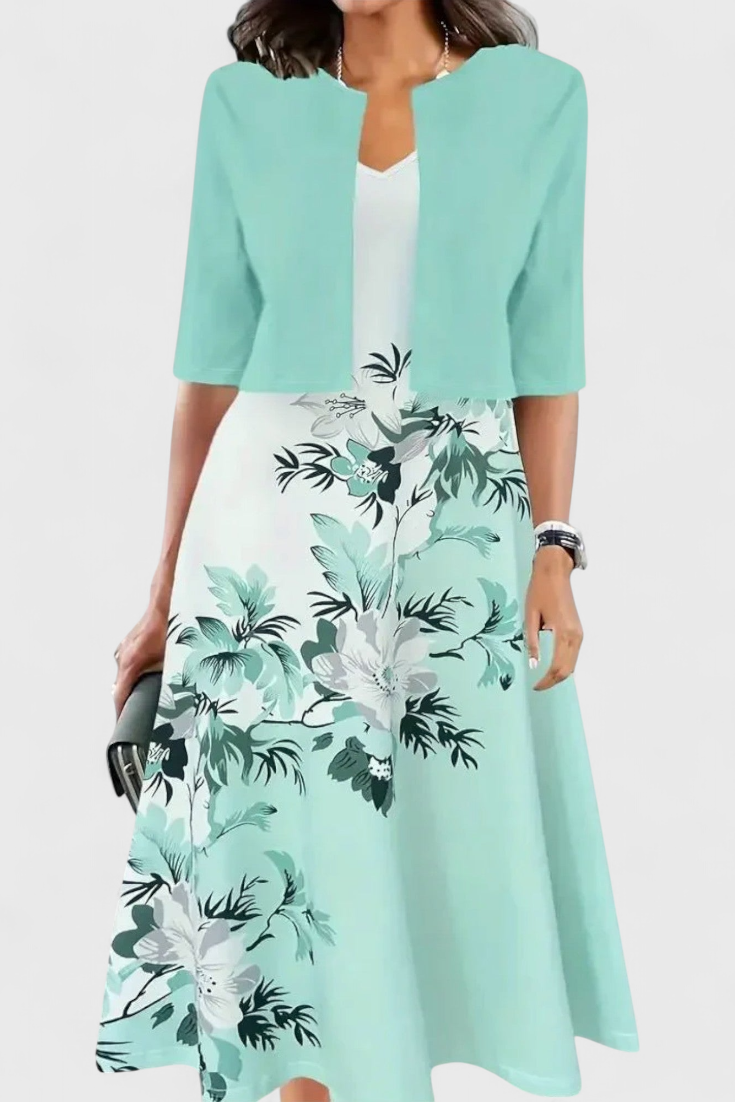Conjunto de Blazer y Vestido Midi Star