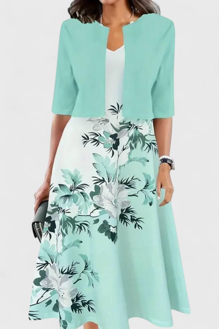 Conjunto de Blazer y Vestido Midi Star