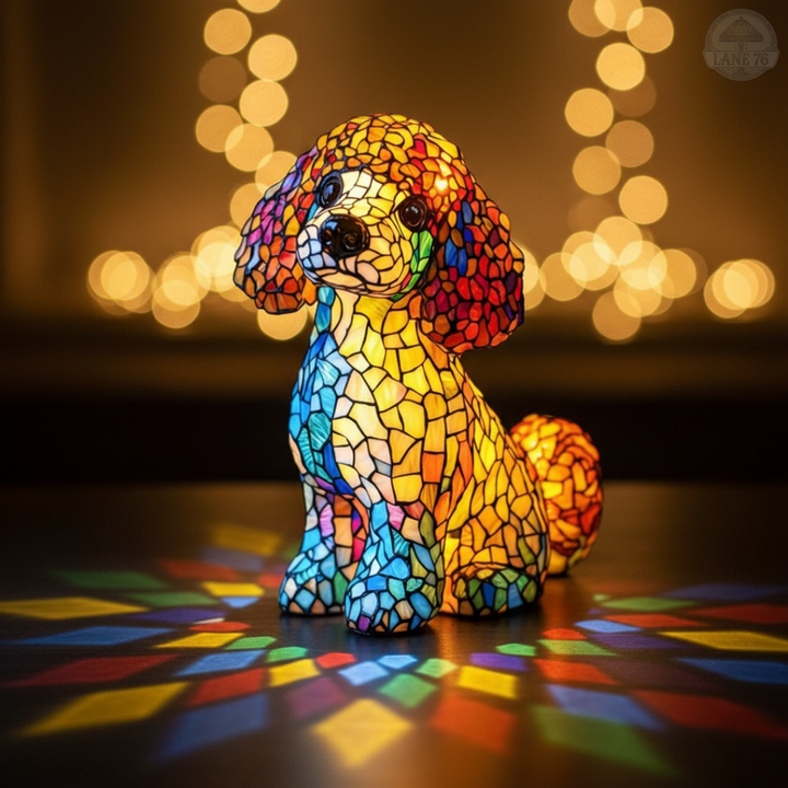Lámpara Artesanal – El Encanto Elegante del Caniche