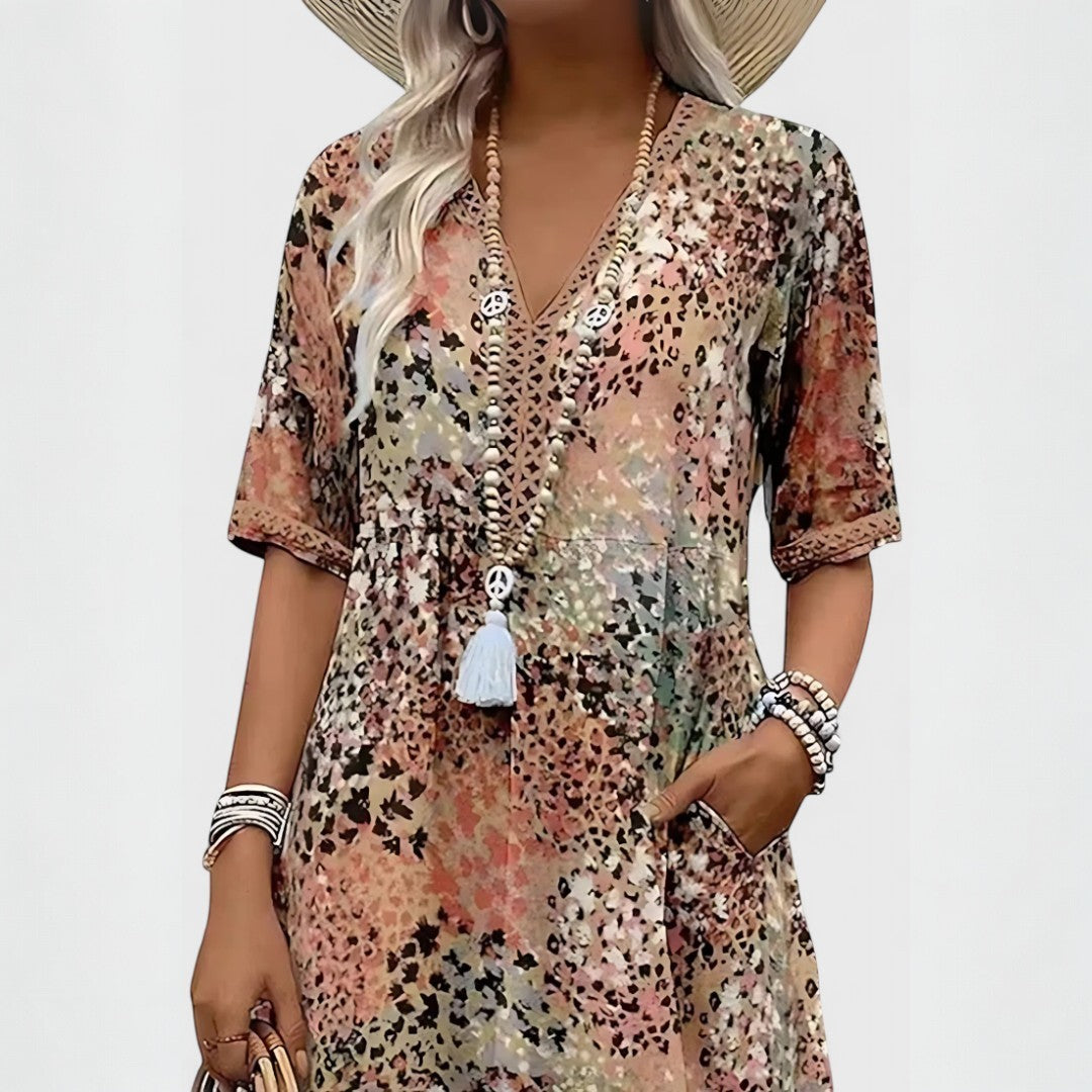 Teresa™ | Vestido boho floral elegante