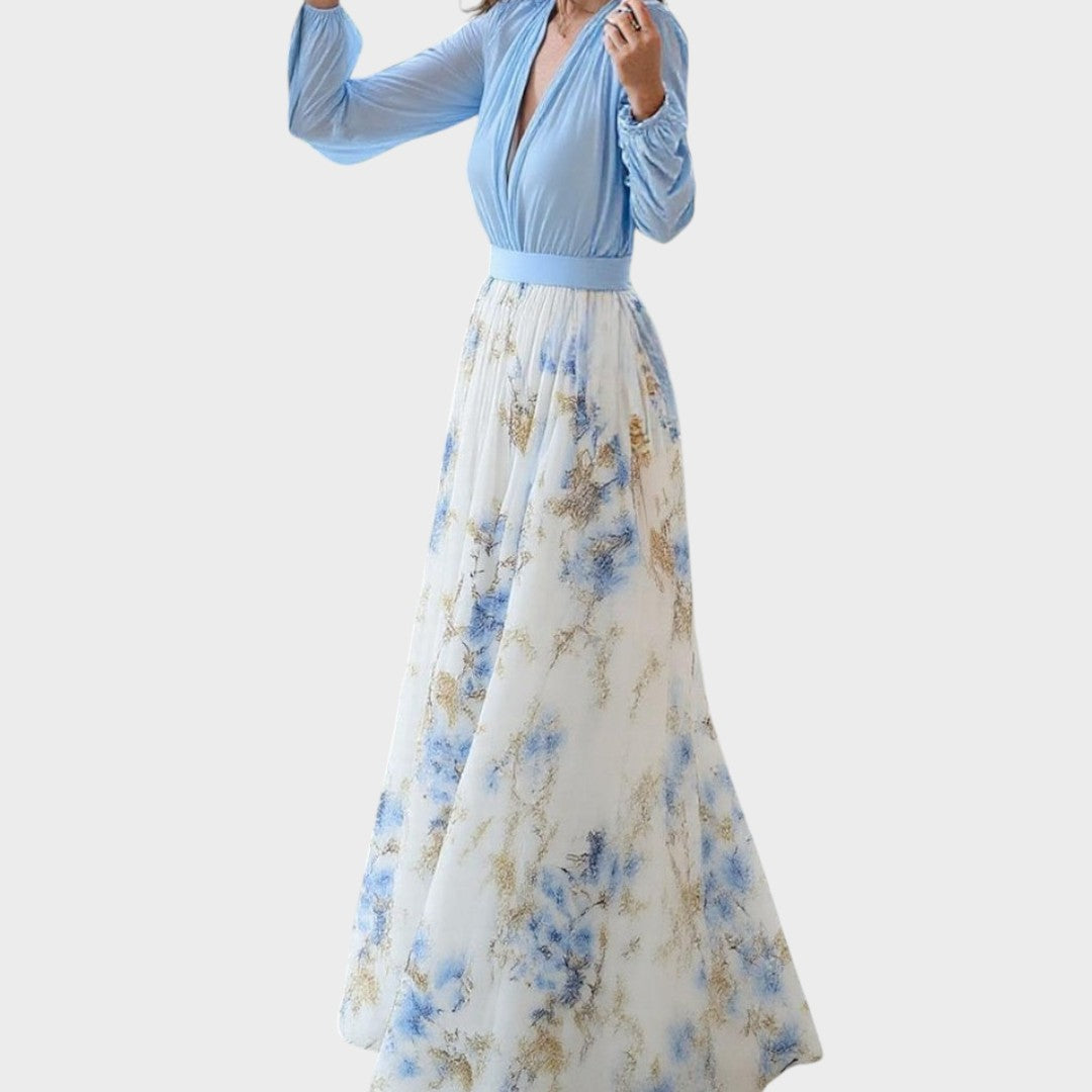 Helena™ | Maxivestido con deslumbrante estampado floral