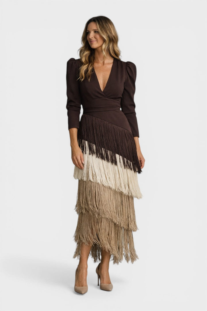 Beatriz™ | Vestido con flecos elegante y de noche