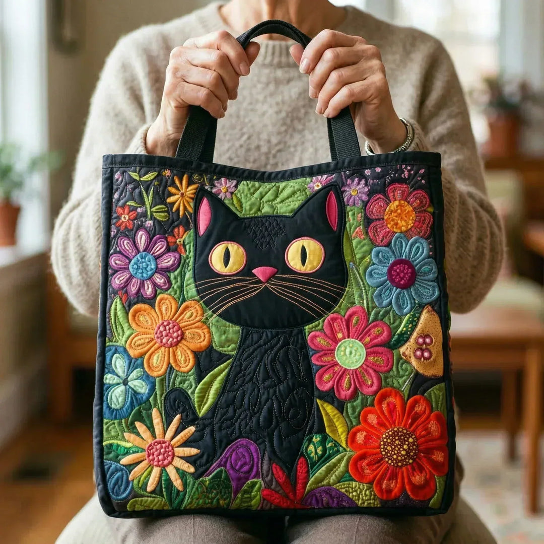 Bolso Artesanal – Gato Negro Encantado
