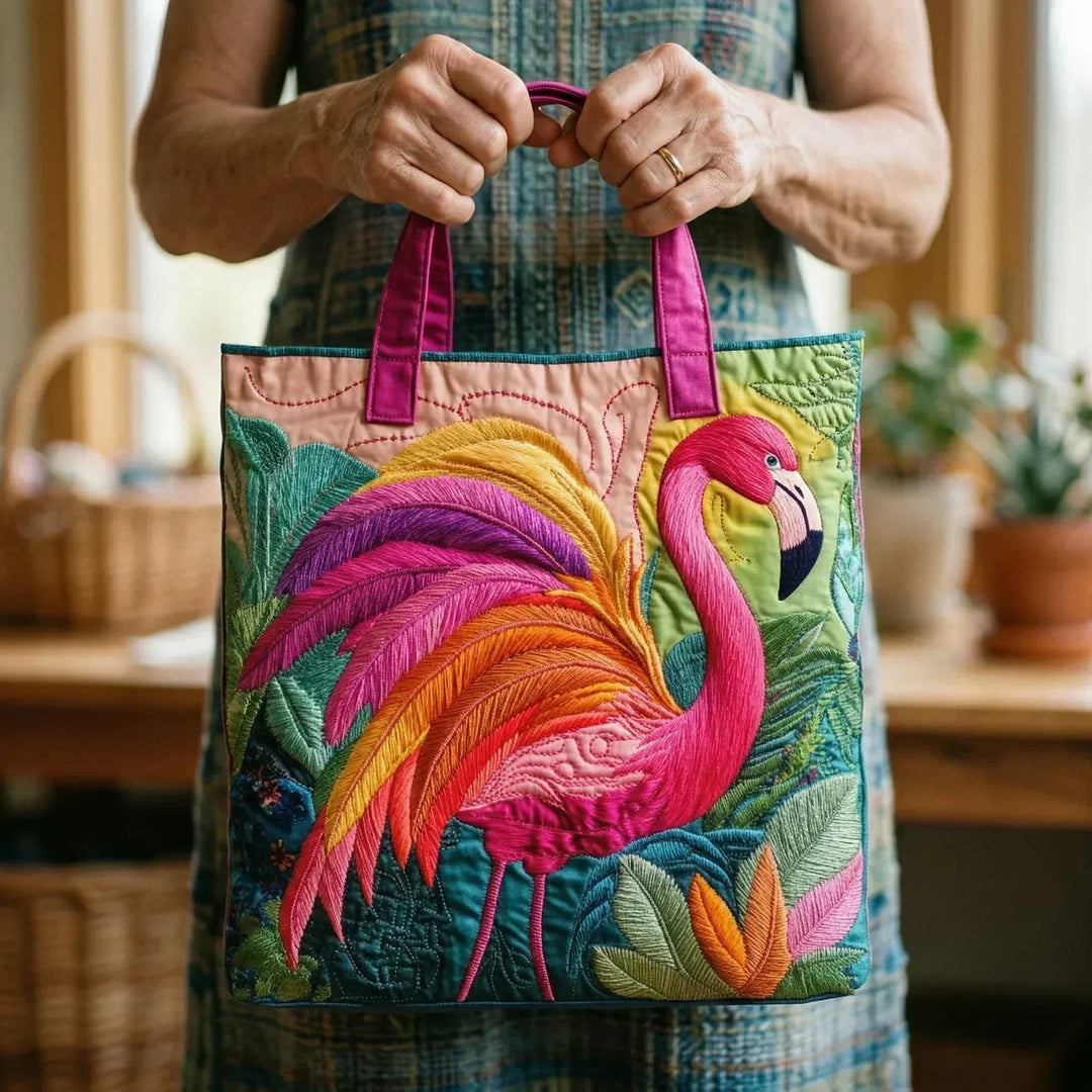 Bolso Artesanal – Flamenco Arcoíris