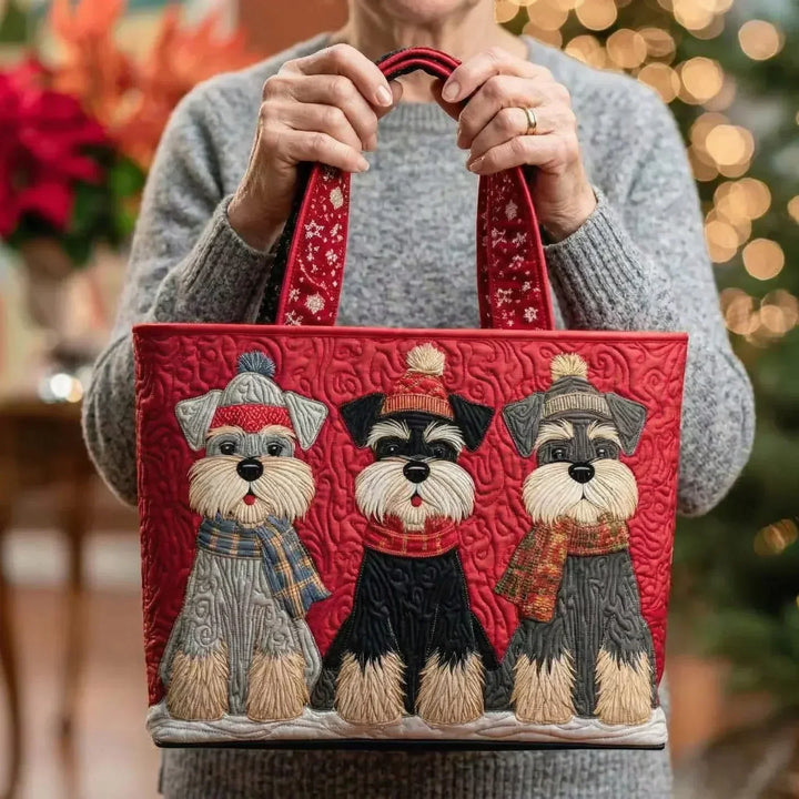 Bolso Artesanal – Trío de Schnauzers