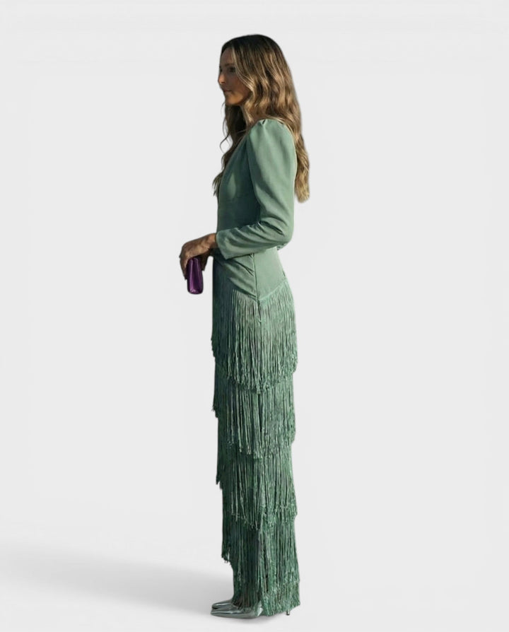 Beatriz™ | Vestido con flecos elegante y de noche