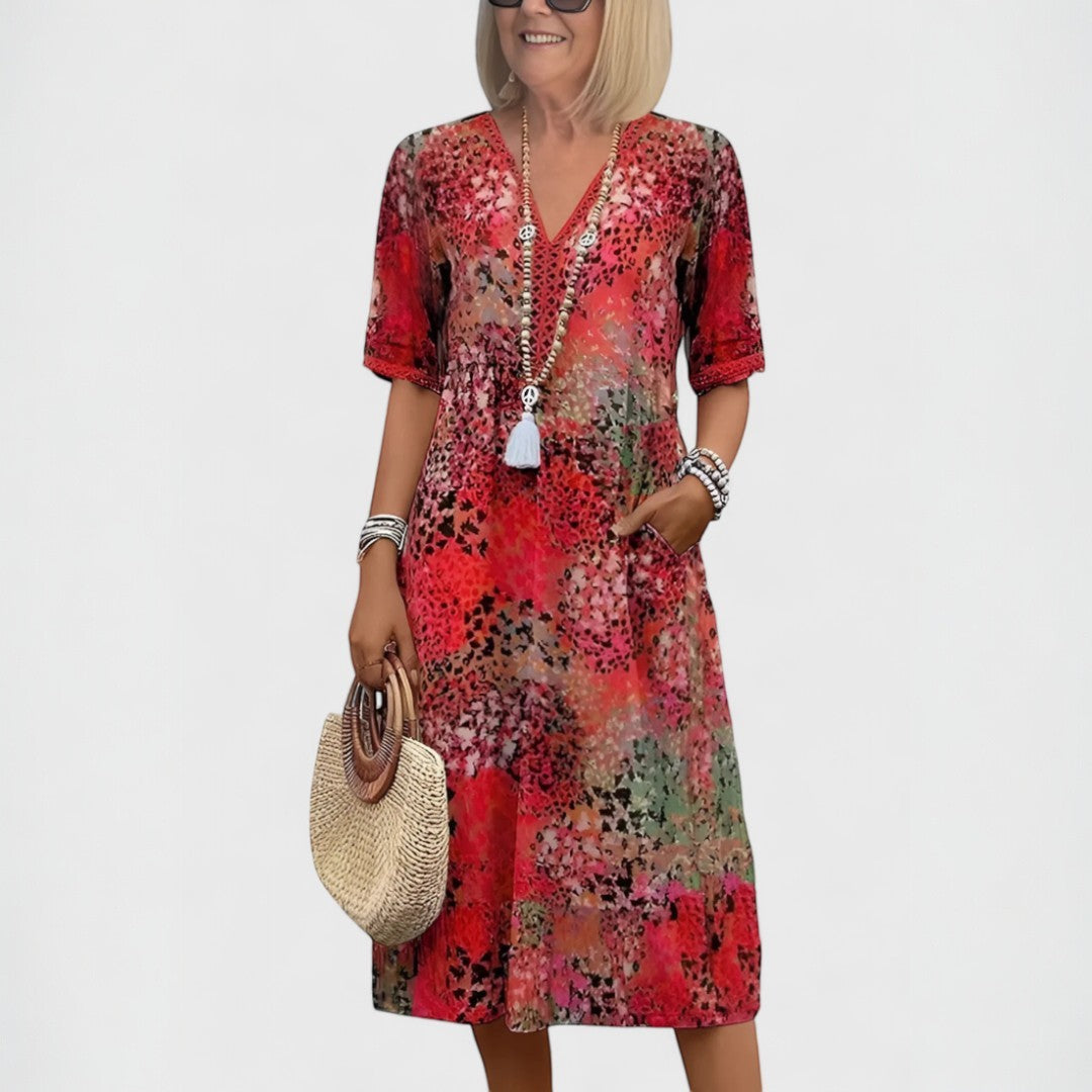 Teresa™ | Vestido boho floral elegante