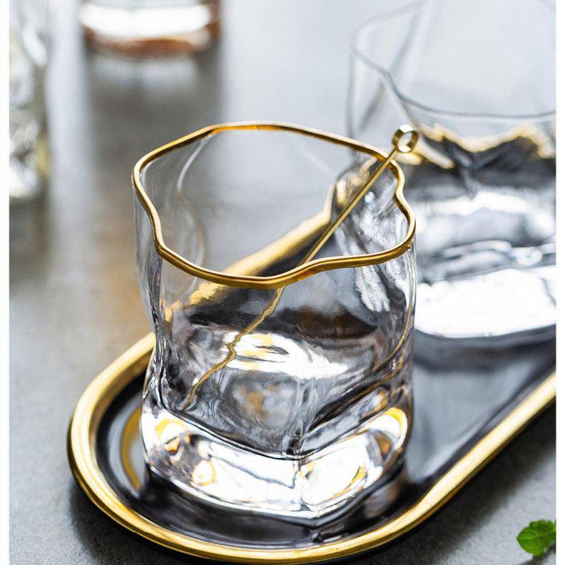 Vaso de Whisky de Cristal – Hoshi Gold